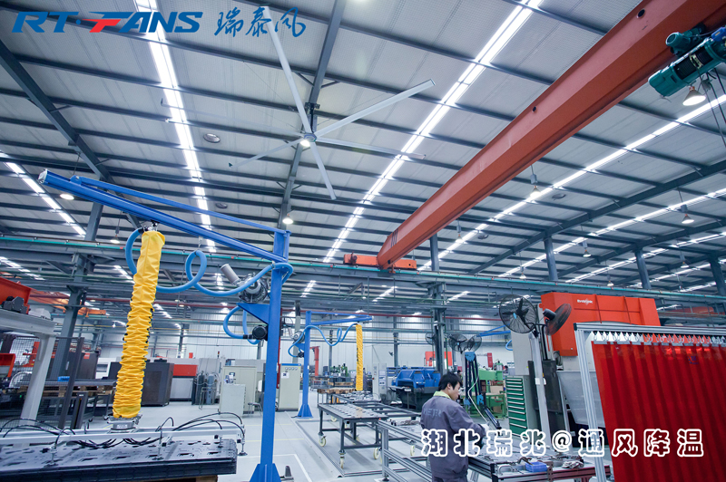 7.3米工業(yè)大風(fēng)扇為什么覆蓋面積可達(dá)1000平米以上？